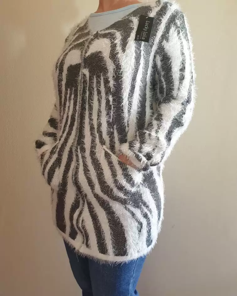 Cardigane pufoase cod H201 - imagine 2