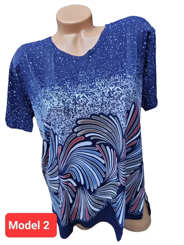 Bluzite dama maneca scurta codA200 - imagine 2