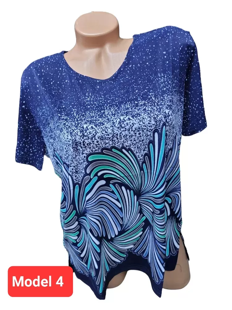 Bluzite dama maneca scurta codA201 - imagine 4