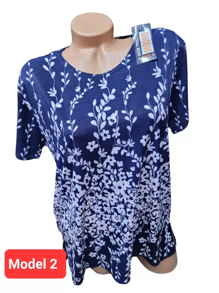 Bluzite dama maneca scurta codA201 - imagine 2